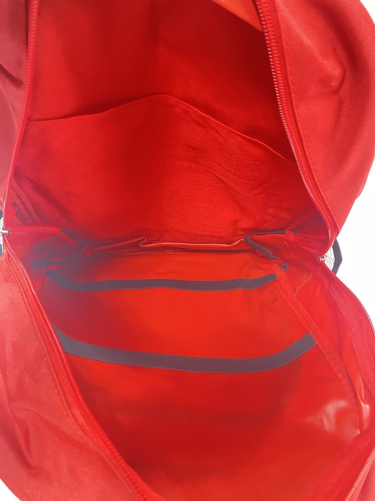 Medical First Responder Red First Aid Backpack, Emergency Prep, 2 Pockets