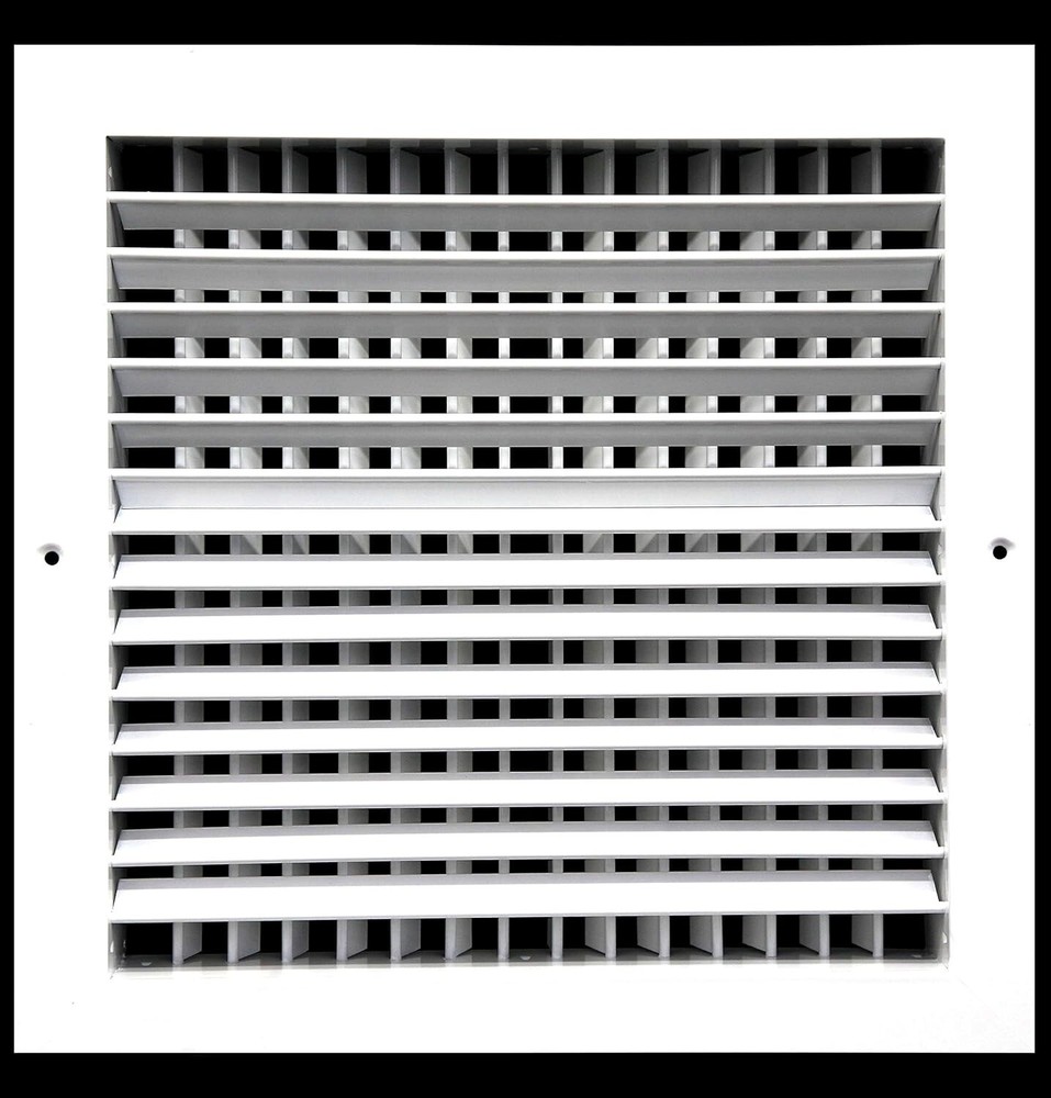 HVAC Premium Aluminum Double Deflection Adjustable Air Supply Diffuser Vent 10"