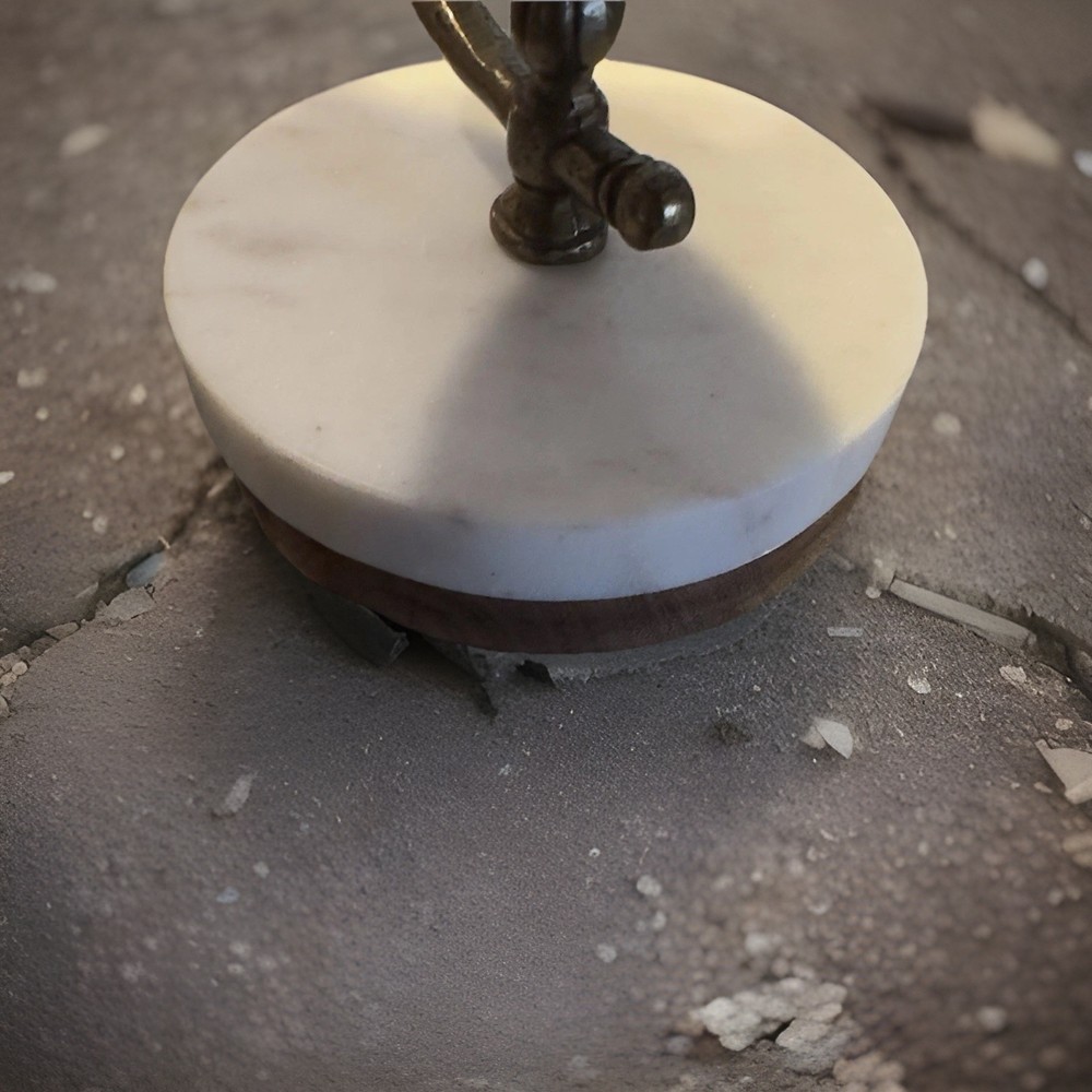 Small Brown Desktop World Globe Marble Base
