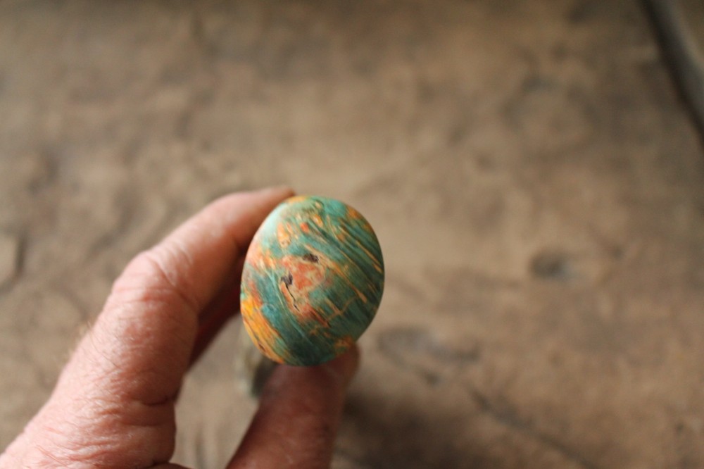 Elk antler knife handle ~ stabilized box elder burl ~ Flintknapping supply tool