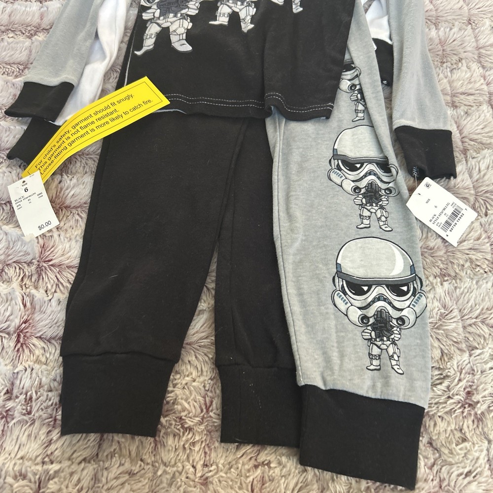 Disney Star Wars 4 Pc Set Size 6 Mix & Match