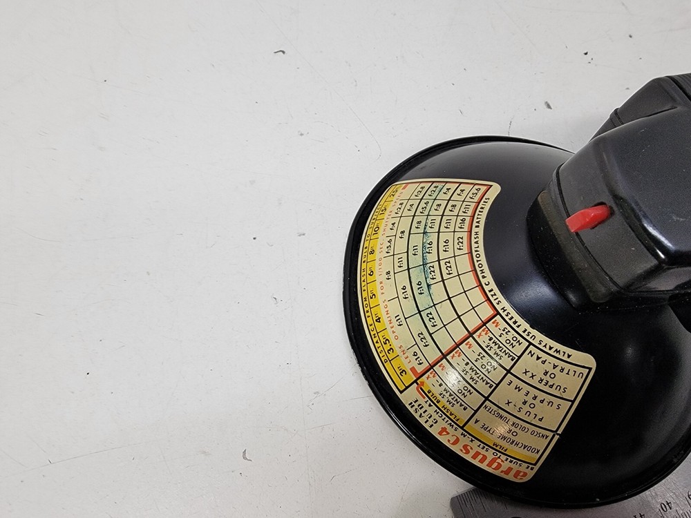 VINTAGE Argus External Bulb Flash Unit No Bulb Untested