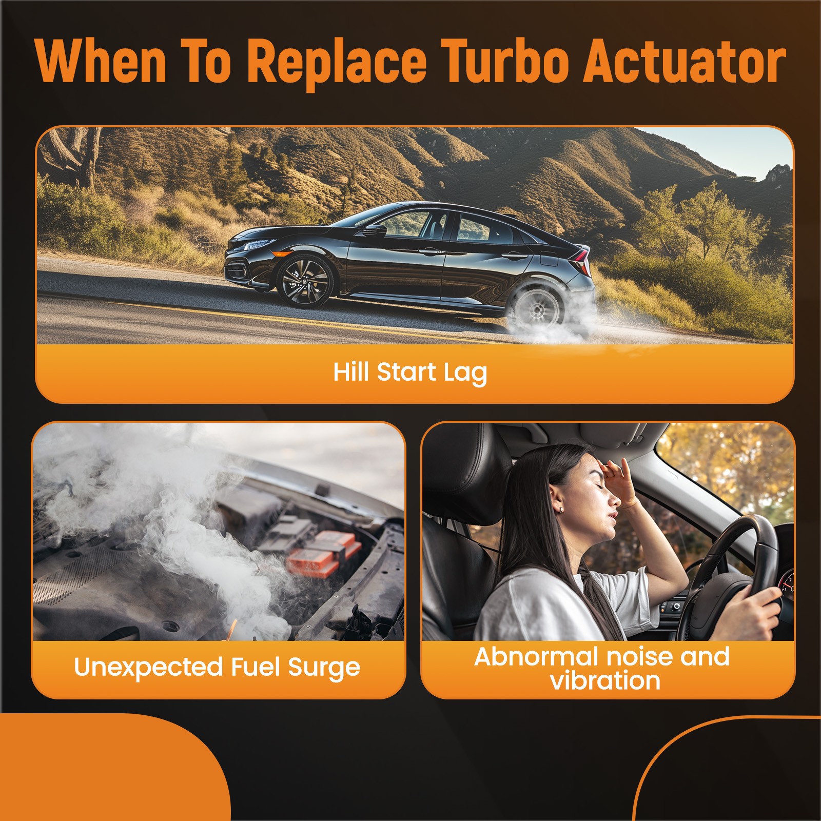 Turbocharger Actuator Set For Dodge 3500 2500 Cummins 6.7L 2007-2012 4032772HX