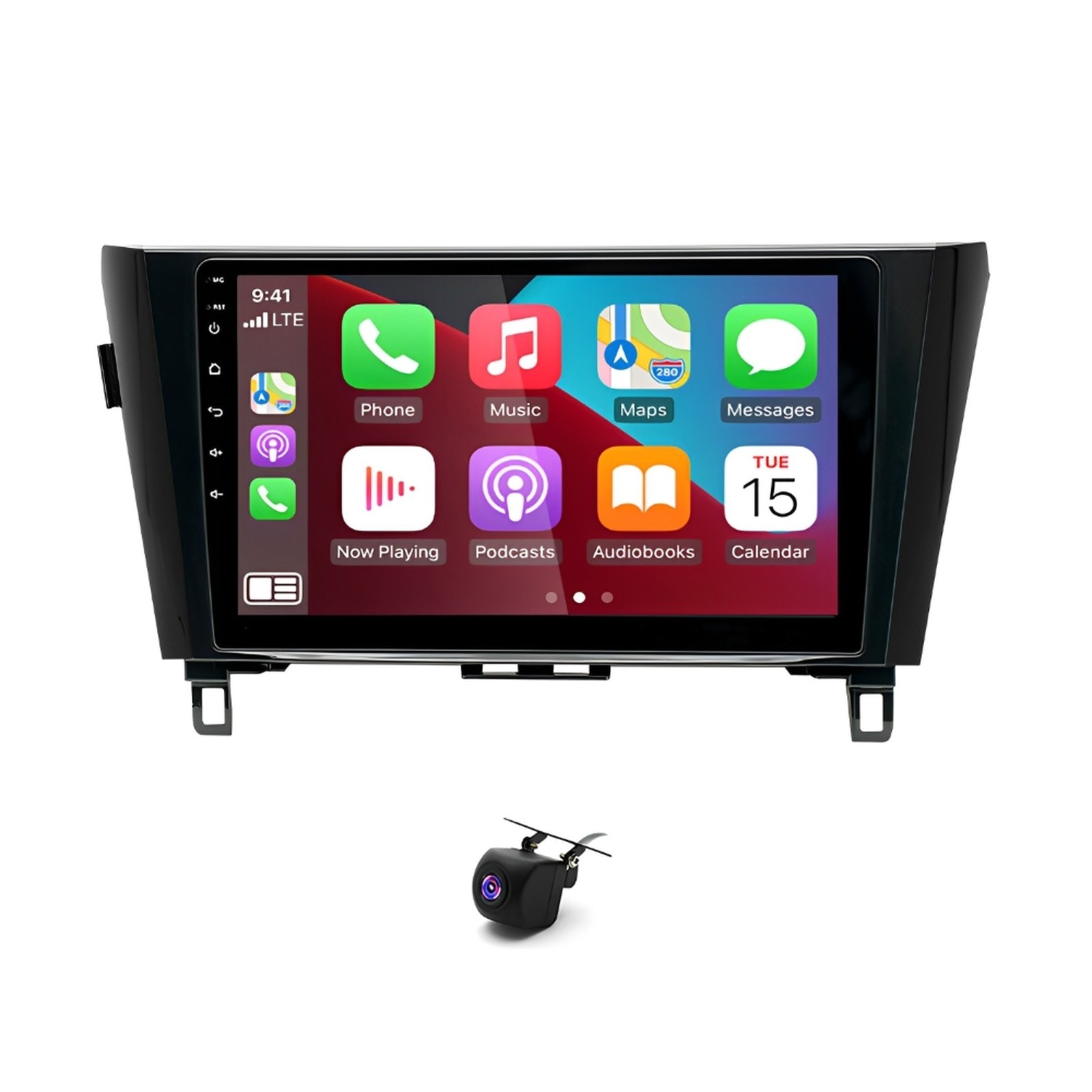 10" Para Nissan Rogue X-Trail Qashqai 2014-2019 Carplay Radio de coche estéreo