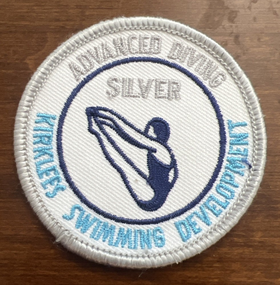 Kirklees Swimming Development Advanced Diving Silver Patch - UK - 2.5 inches