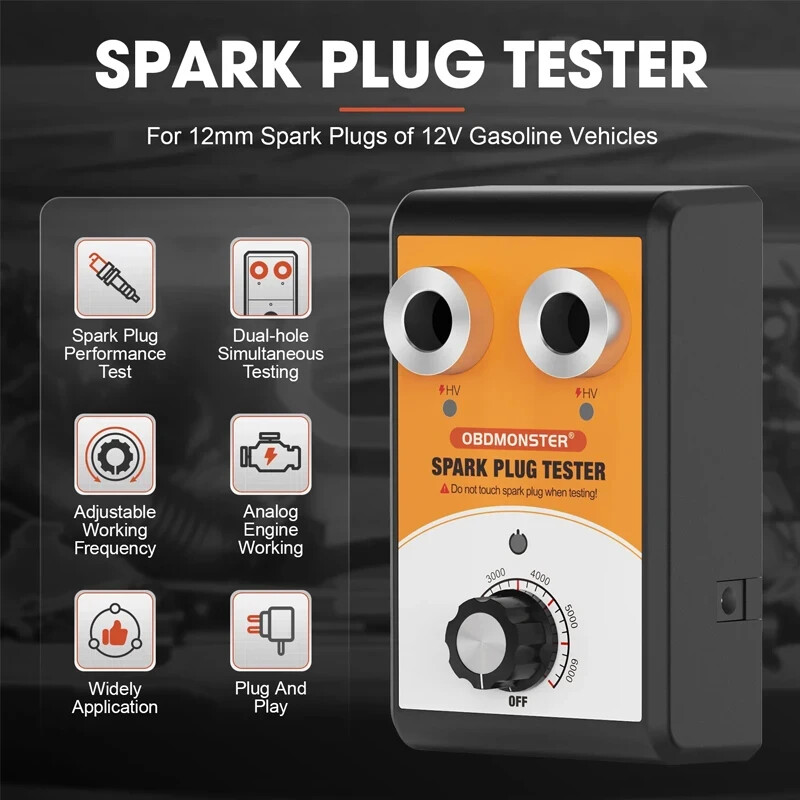 Car Spark Plug Tester Analyzer Car Engine Ignition Coil Tester Diagnostic Tool