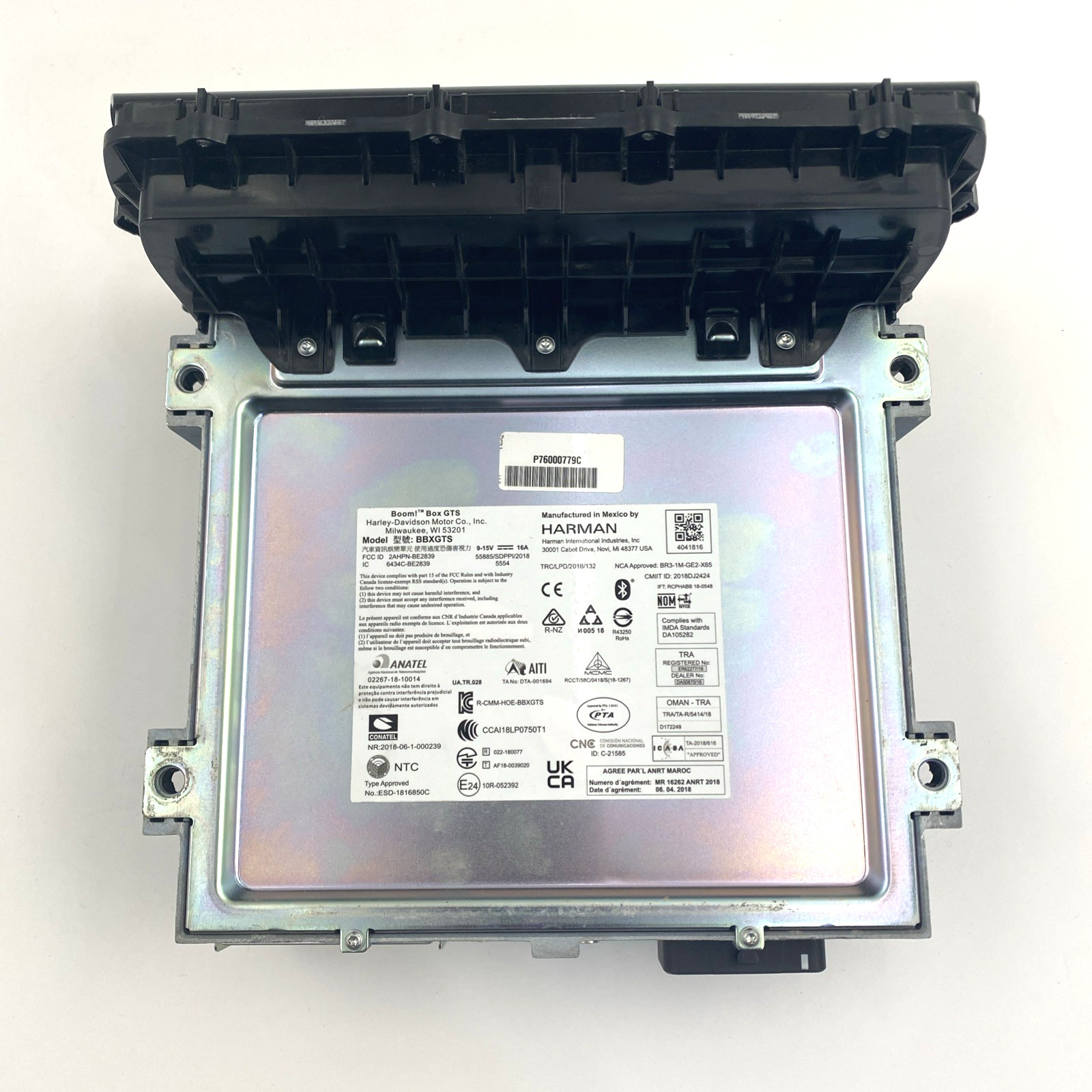 oem Harley 76000779C 6.5 GTS CVO Road Glide Touchscreen Bluetooth BOOM! Radio