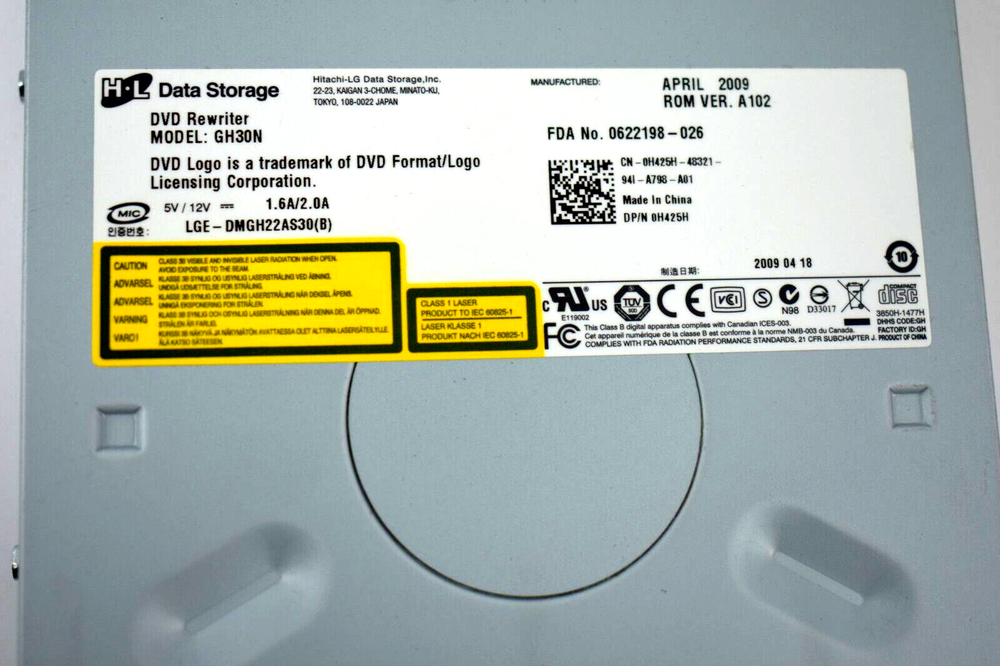 HL DATA STORAGE GH30N DVD REWRITER MULTI RECORDER