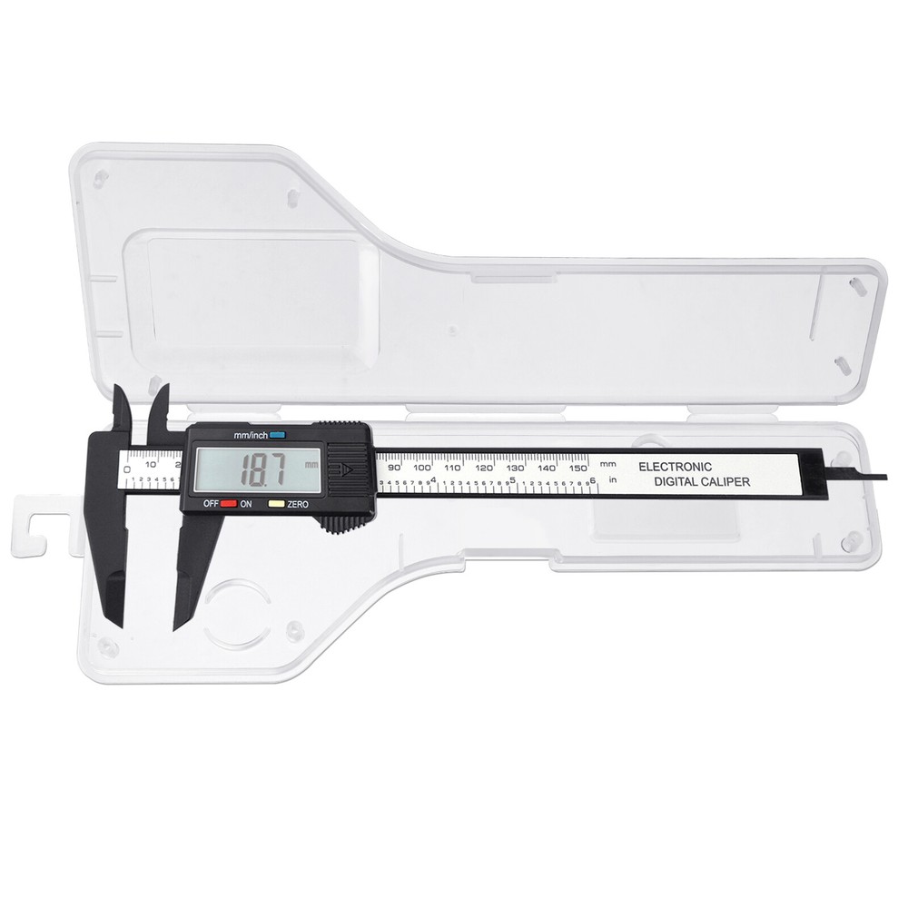 0-6" Calipers Measuring Tool Electronic Micrometer Caliper LCD Screen Auto-Off