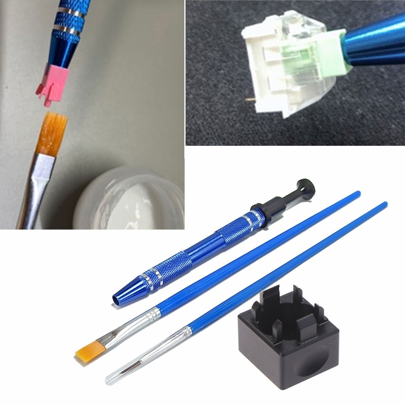 4PCS Lube Station Tools Keycap Removal Lube Kit For Mechanical Keyboard