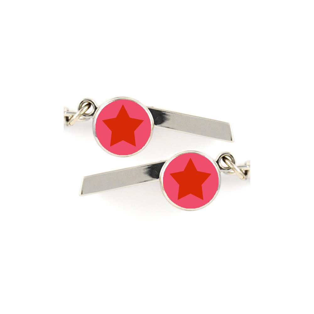 Star Safety Whistle Keychain