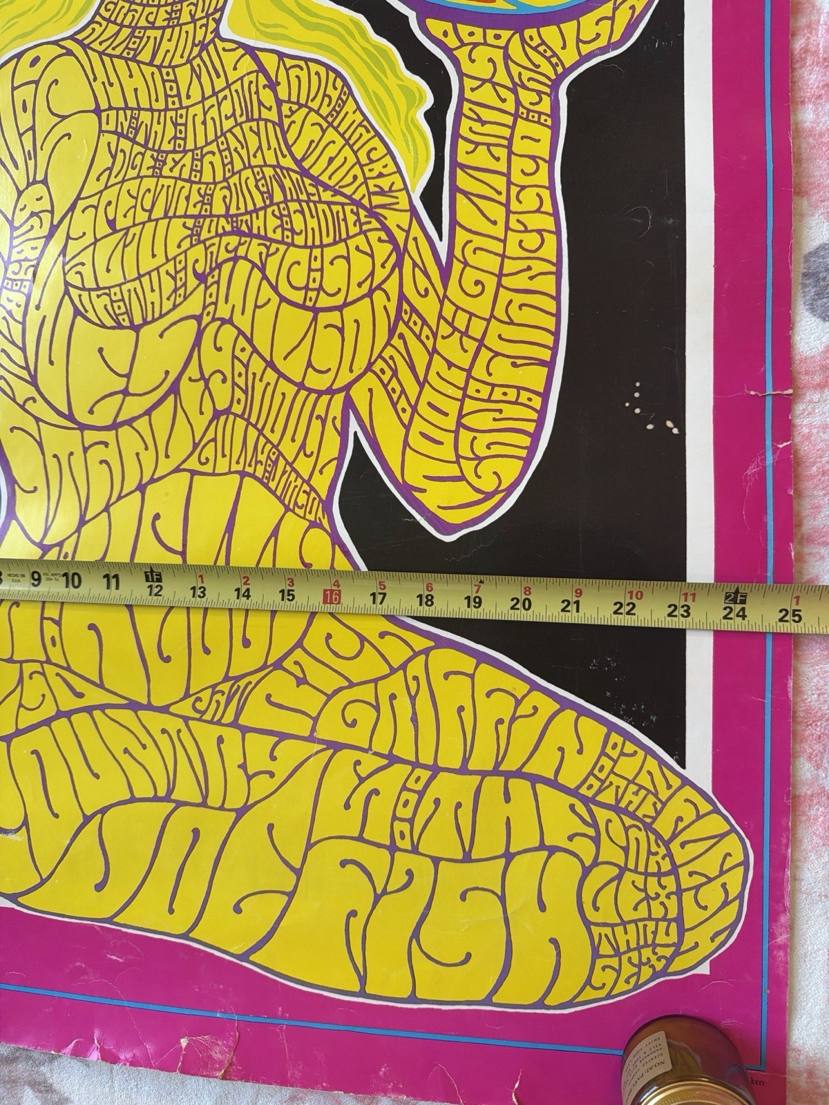 1967 Joint Show Exhibition Wes Wilson Psychedelic Poster San Francisco