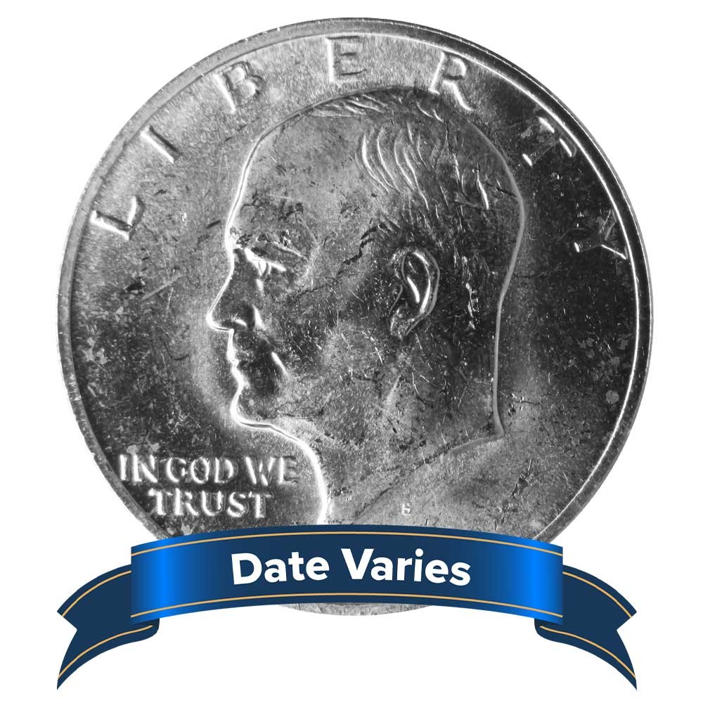 40% Silver Ike Eisenhower Dollar UNC or Proof Impaired Random Date
