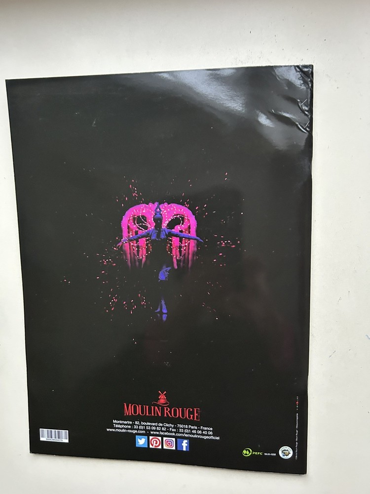 MOULIN ROUGE Theatre programme FEERY DAMAGED