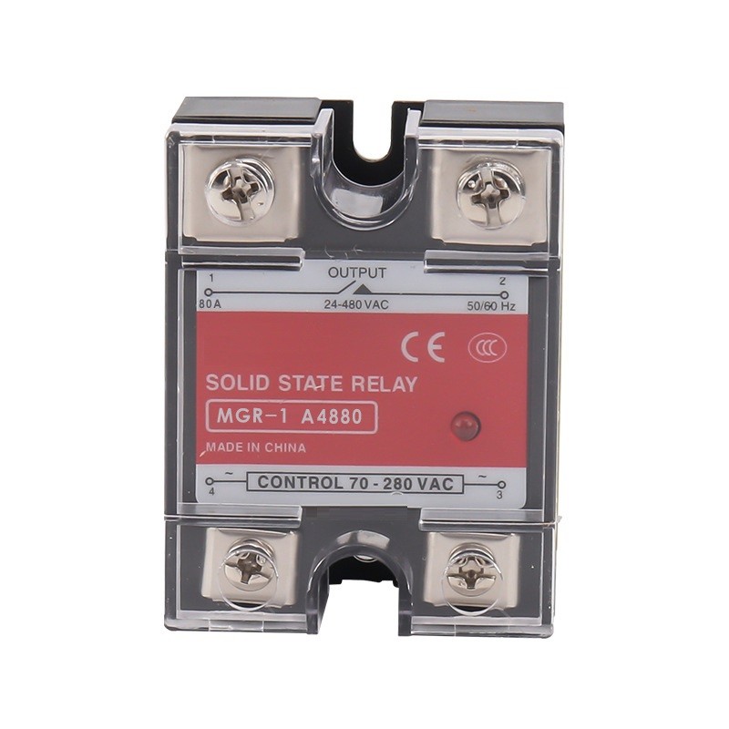 For Mager MGR-1 A4880 Single Phase 80A Solid State Relay 70-280V AC Control AC