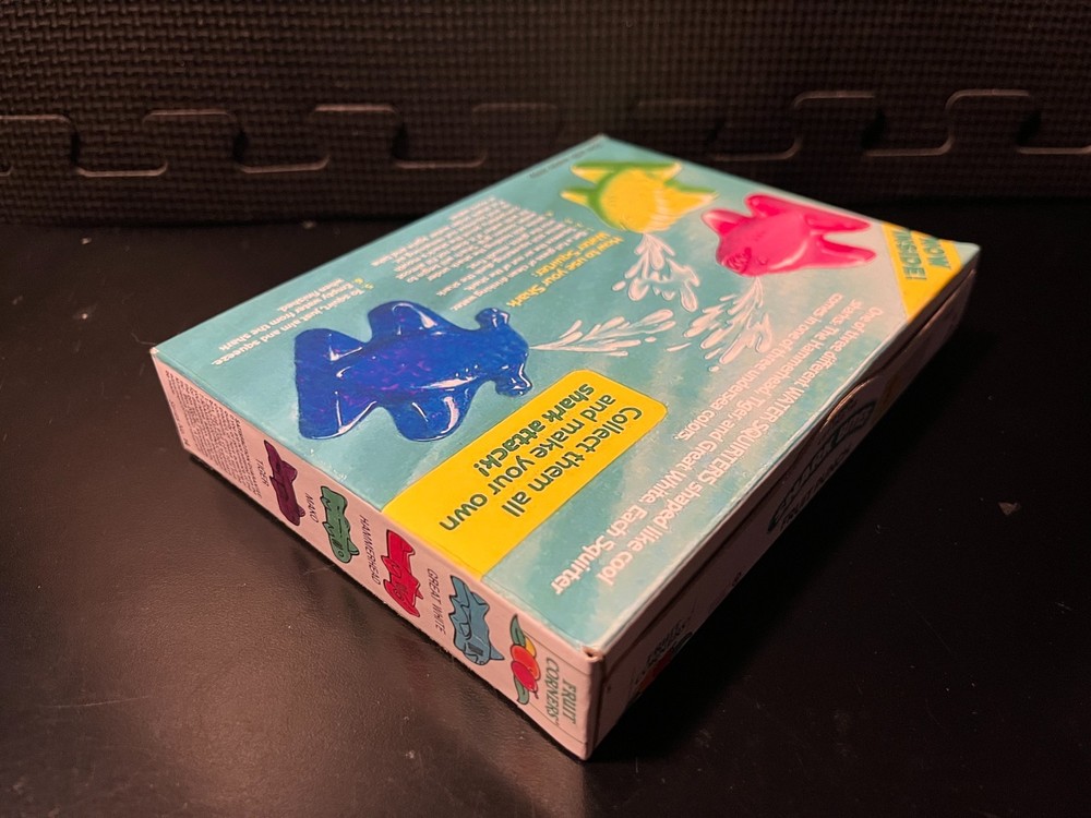 1990 Shark Bites Fruit Snacks (red squirter) - Replacement novelty display box