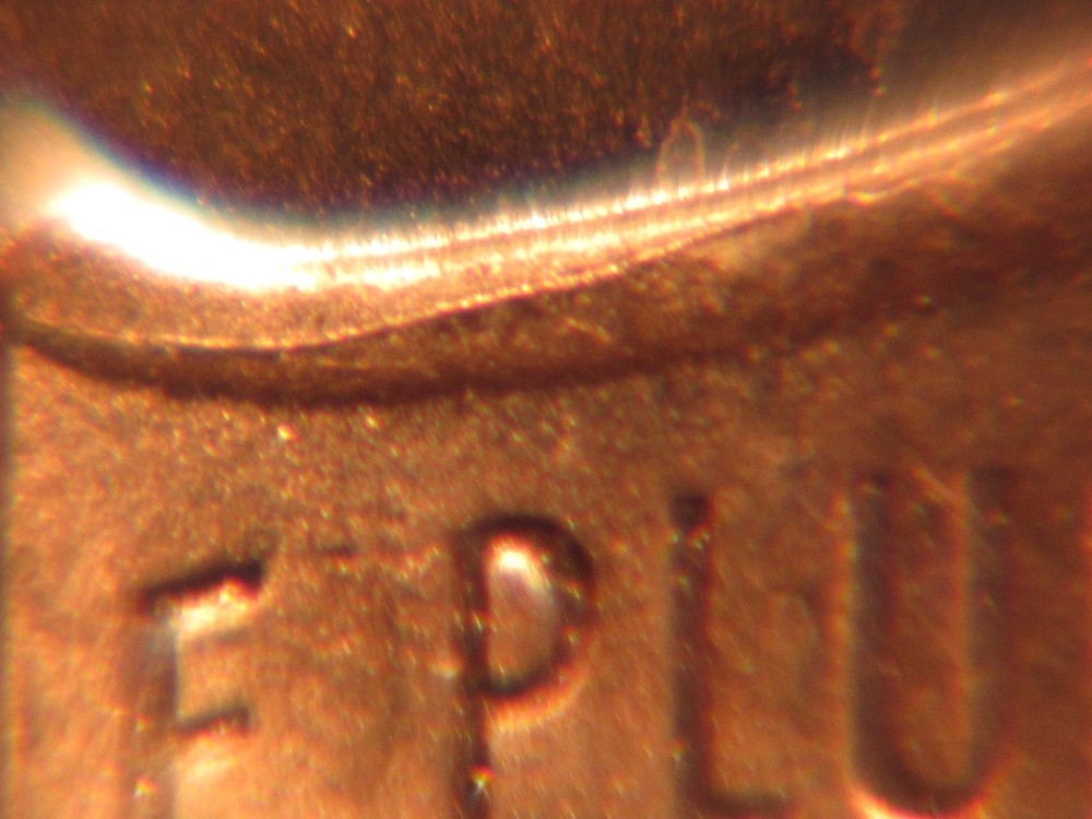 2016 D Lincoln Penny with Reverse Die Crack Error
