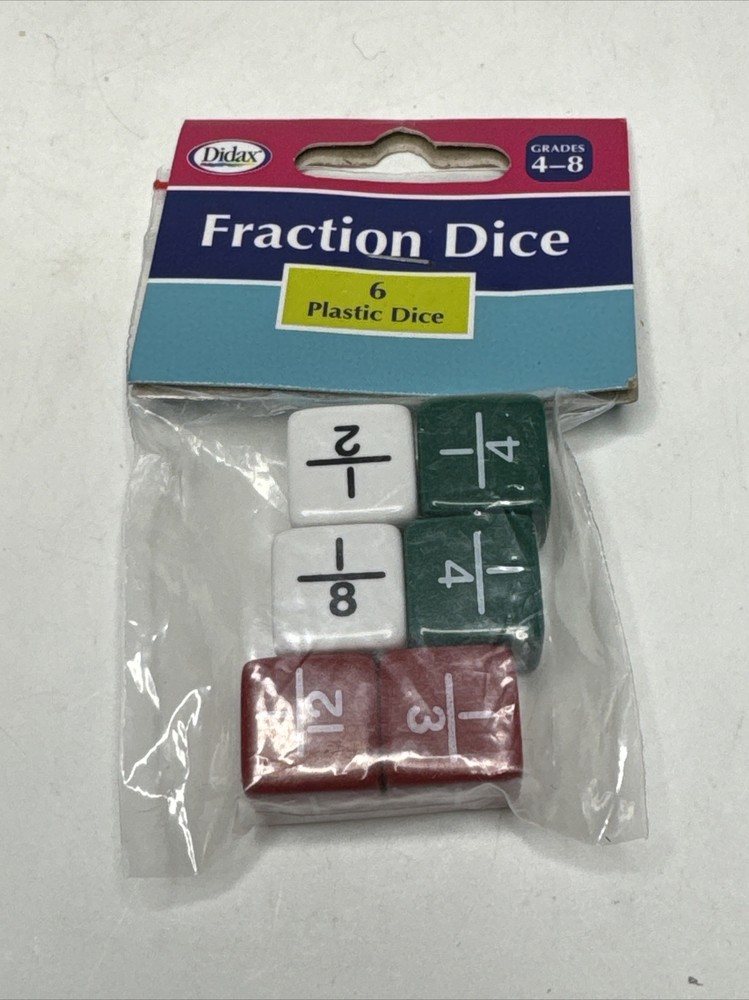 Didax Fraction Dice