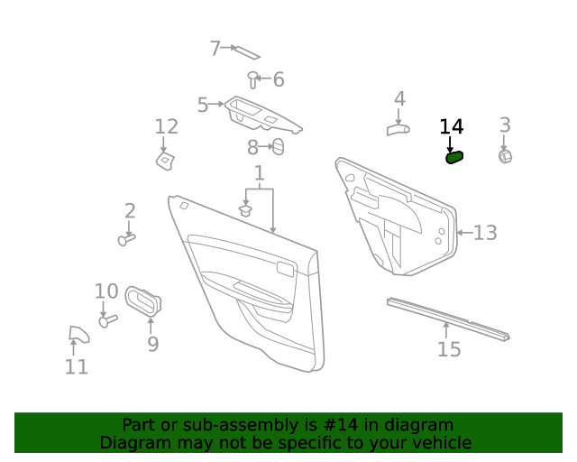Genuine GM Multi-Purpose Nut 20626956