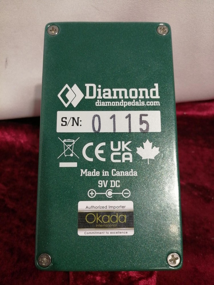 SOLID GOLD FX DIAMOND TREMOLO Guitar Effect Pedal Authentic Vintage Ready