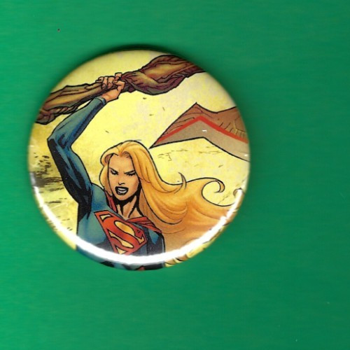 Supergirl DC Comics 2" Pin Back Comic Button