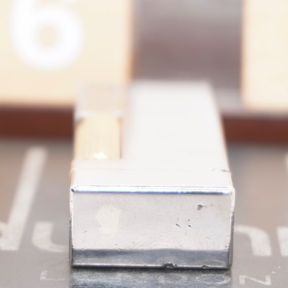 Dunhill Lighter Palladium Plate _Ultrasonically Cleaned_Working