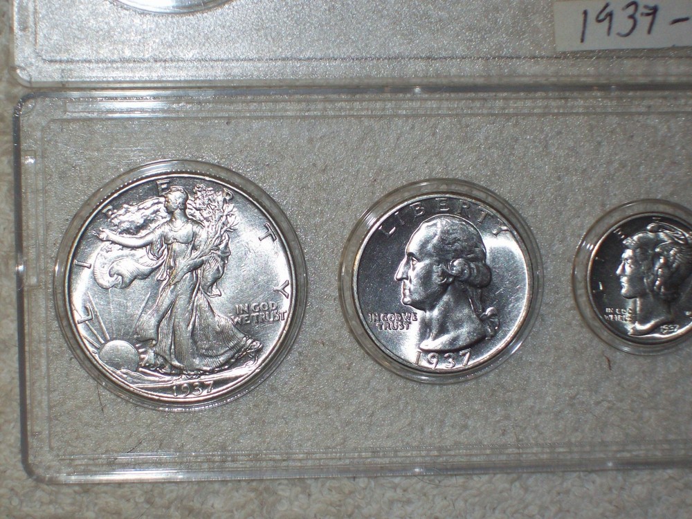 1937 MINT SET UNCIRCULATED PHILADELPHIA MINT