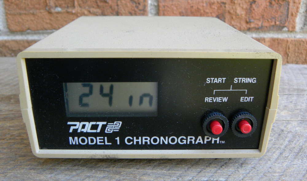 Pact Model 1 Chronograph w/ Nylon Carry Case ( READ )
