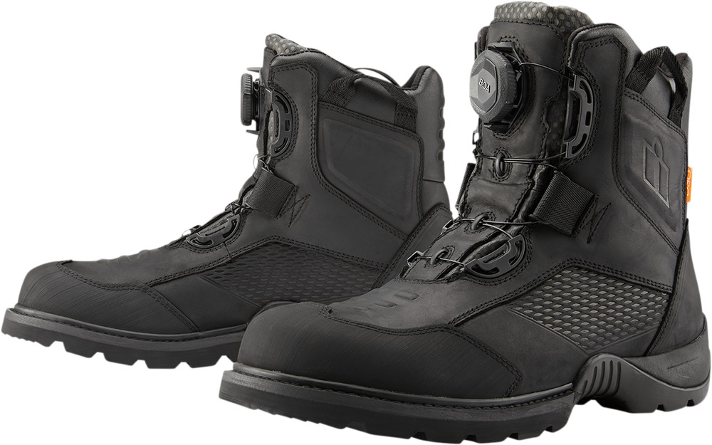 Icon Stormhawk Boots 14 Black 3403-1160