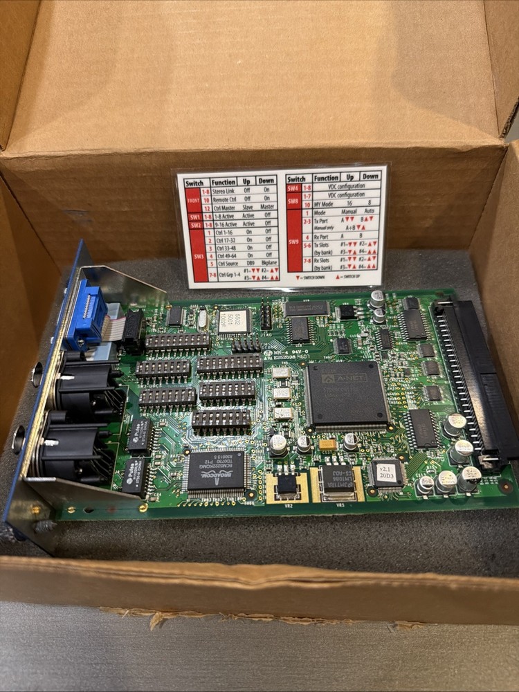 Aviom 6416Y2 A-Net Interface Card Open Box Rep Sample