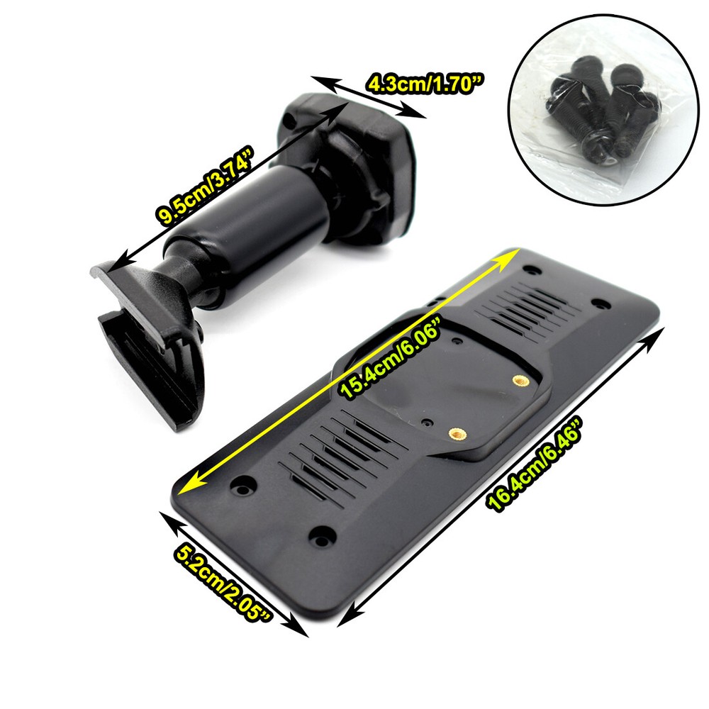 Car Interior DVR Back Plate Panel Recorder Rear View Mirror Bracket Mounting US
