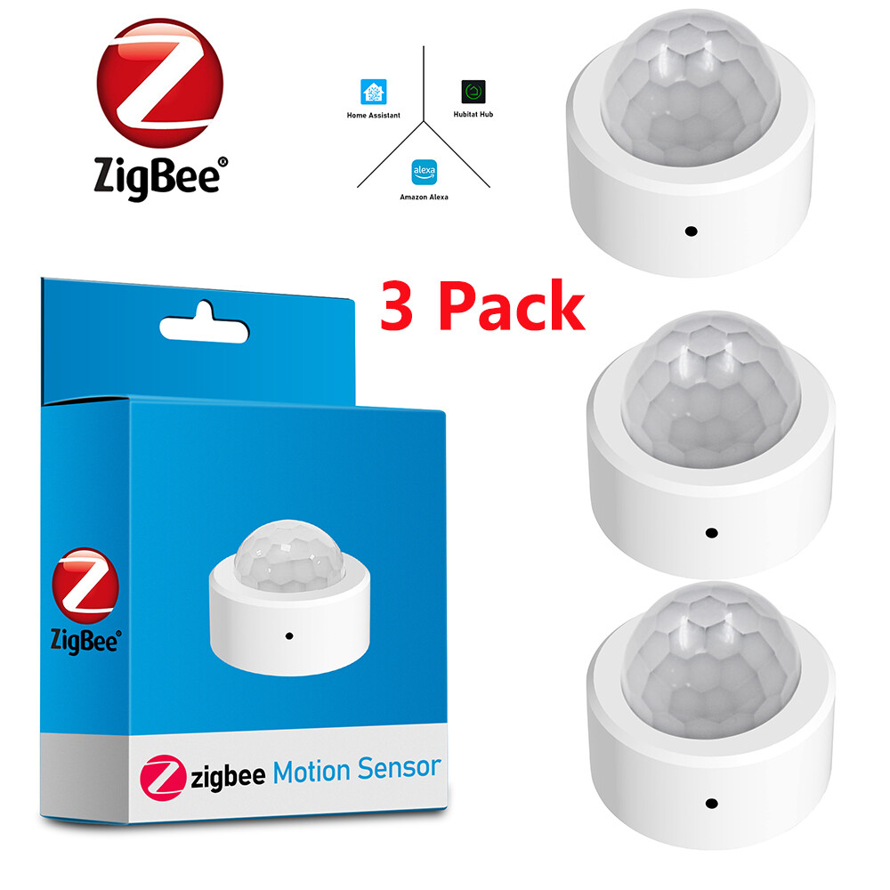 5 Zigbee Wireless Motion Sensor Detector for Home Assistant Hubitat Alexa Smart