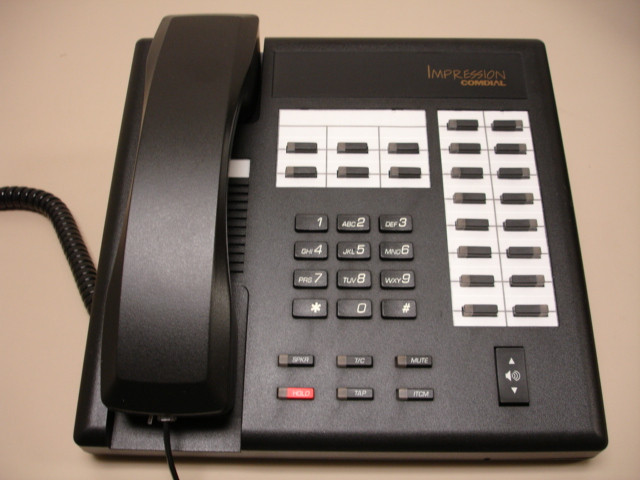 Refurbished Comdial Impression Phones Black 2122X, 2122X-FB, Five Available