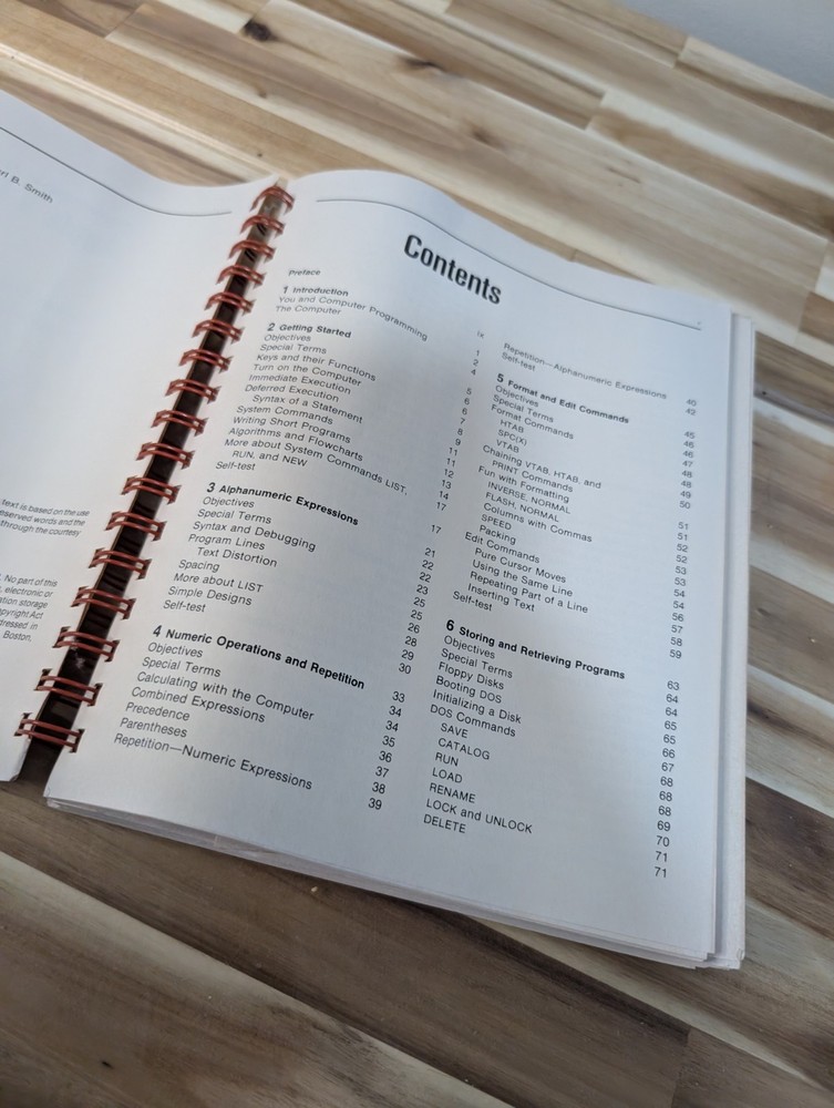 Vintage Apple II Reference Manuals Basic Exercises Apple, DOS Program, A2 Basics