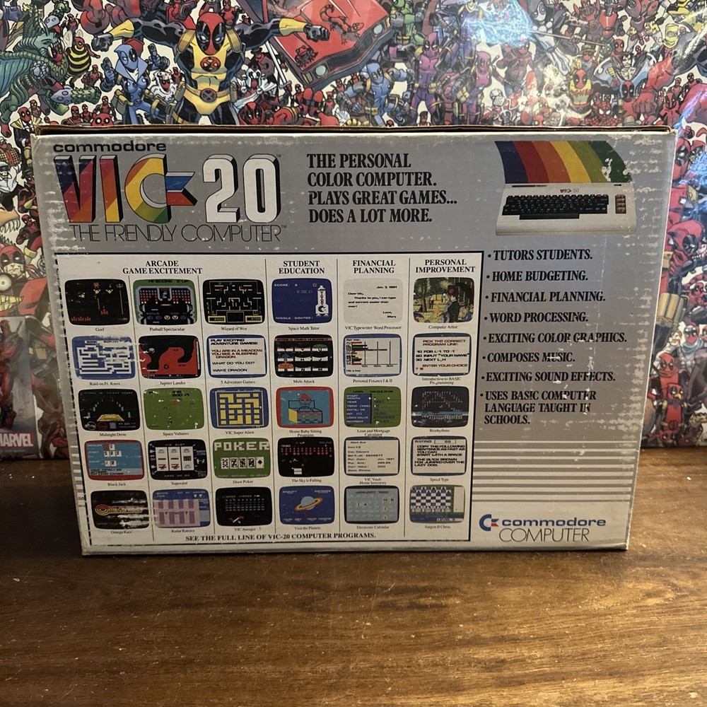 Commodore VIC-20 Computer System - Complete Matching Serial - Authentic - Clean