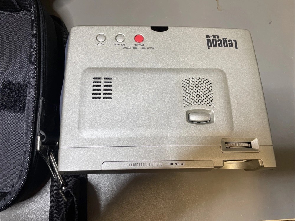 Lightware Legend LX-8 Projector Unit W/ Travel Case Working Mint