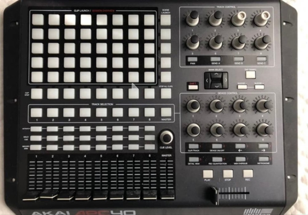 AKAI Professional APC40 MIDI Controller Ableton Live DJ Performance Black Tested