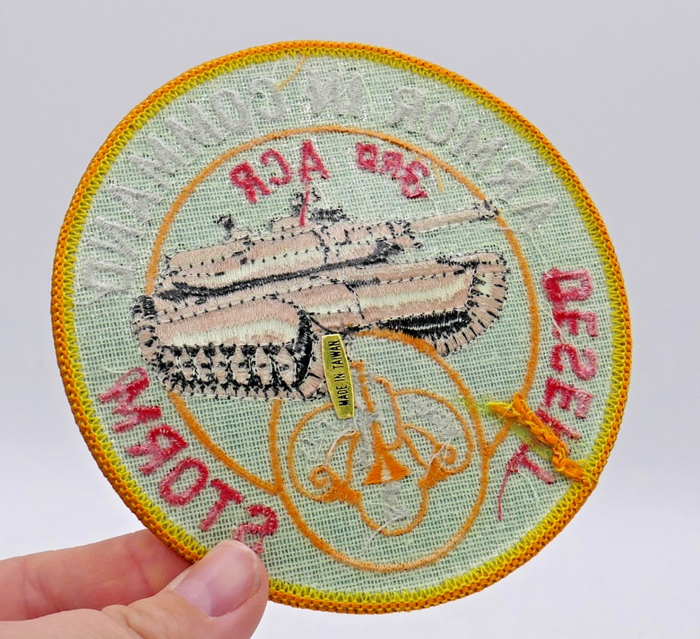 3rd ACR Armored CAV Desert Storm Patch M1 Abrams