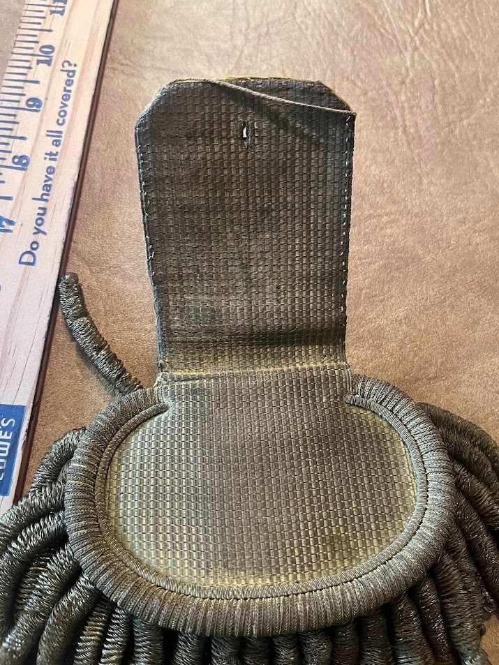 Epaulets US Army NY Buttons Likely Pre-1872 & Civil War for Major Fine Condition