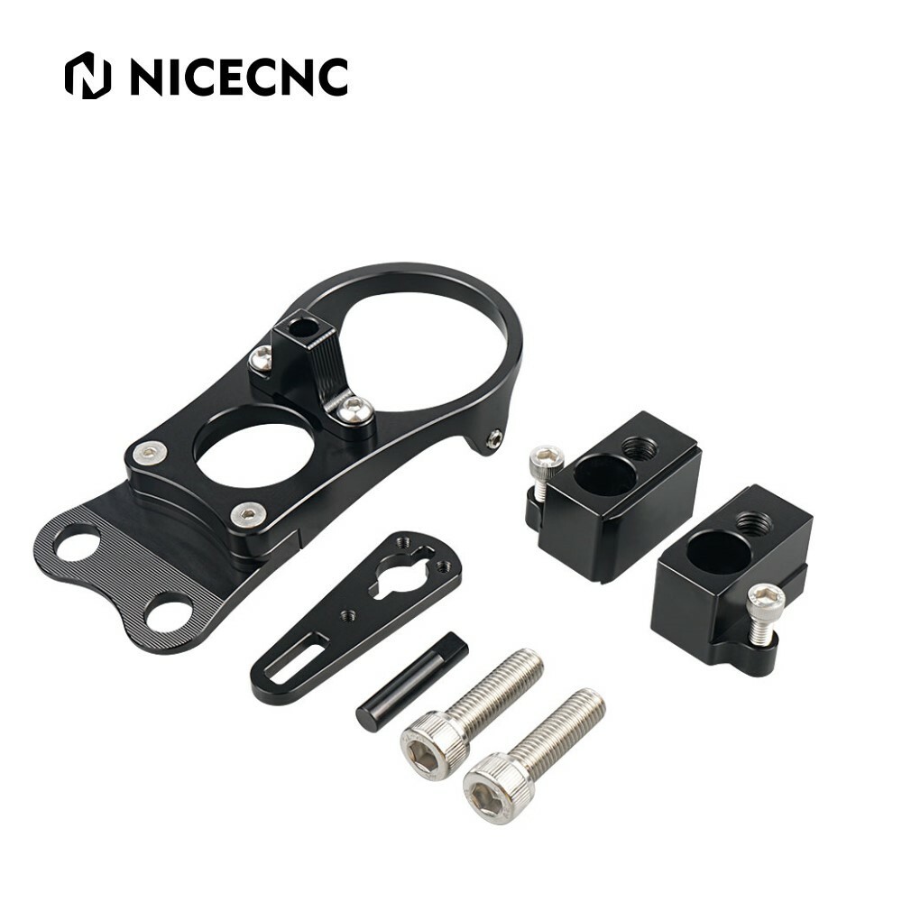 1" Rise Bracket Steering Damper Mounting Kit For KTM 690 Enduro/R 12-18 25mm