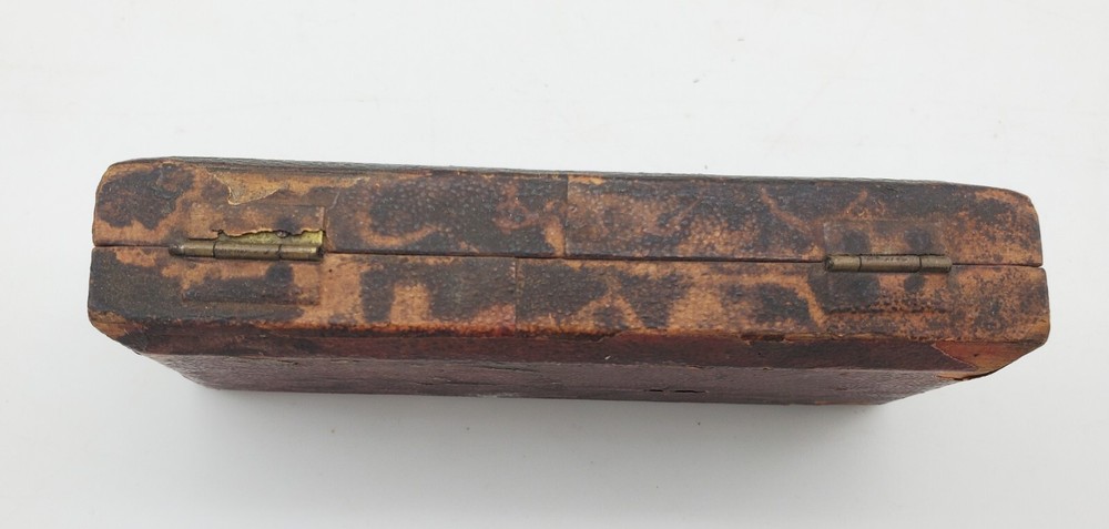 ANTIQUE DRAFTING & DRAWING INSTRUMENT 1800s EBONY HANDLE SET PEN TOOL ENGINEER