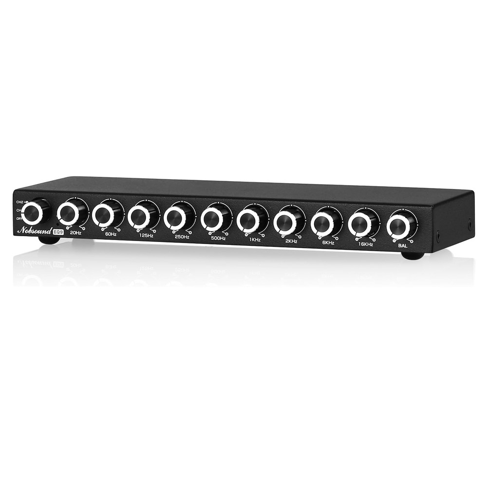 9Band Stereo Equalizer Preamp | HiFi Audio Processor with Tone Controls