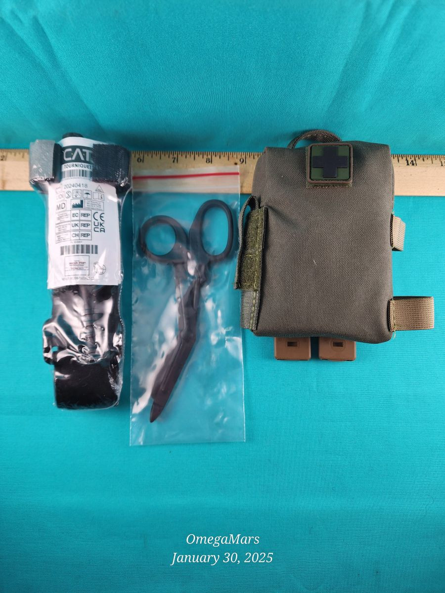 Every Day Carry (EDC) Trauma kit Dark Angel Medical Expires 2027