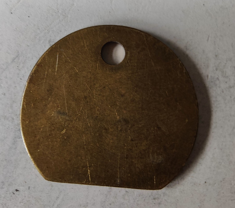 Hatfield Colliery Pit Check Tally Token marked Hatfield 2183