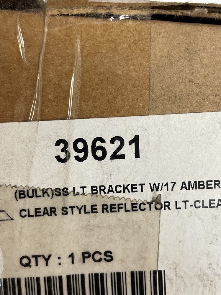 39621 UPI STAINLESS LIGHT BRACKET WITH 17 LED DUAL FUNCTION CLEAR REFLECTOR LITE