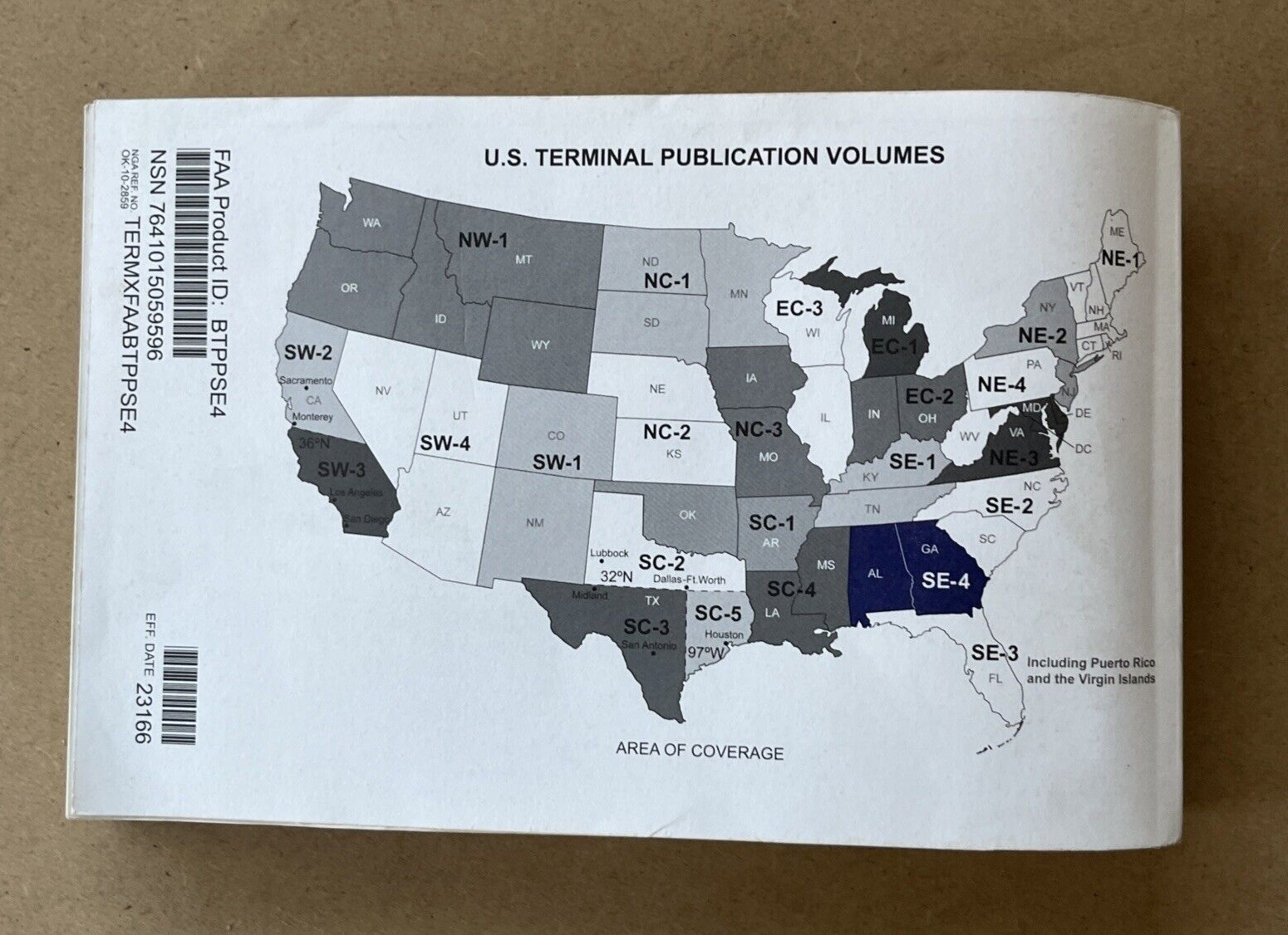 U.S. TERMINAL PROCEDURES PUBLICATION SOUTHEAST Vol 4 OF 4 ( FED.AVIATION ADMIN )
