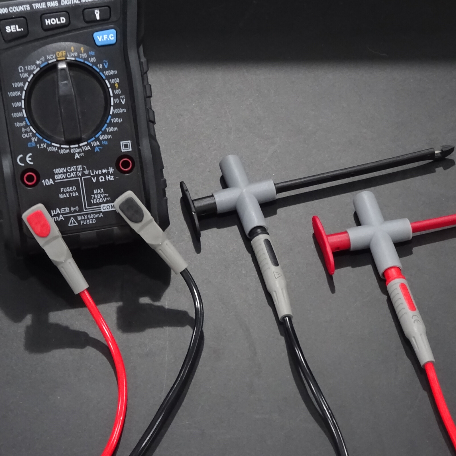 Puncture Probes Wire Piercing Test Clips Multimeter Piercing Probes Automotive