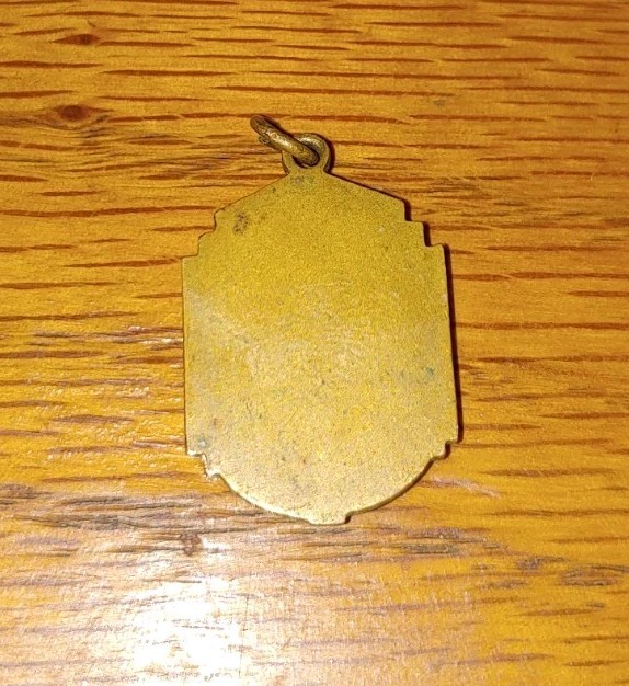 Vintage 4-H Clover Necklace Pendant - Made Of Brass?