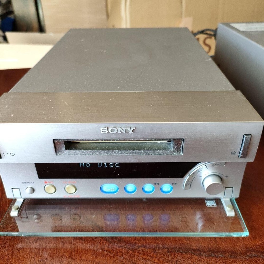 Sony JMD-7 Mini Component System with SS-CSD1 Speakers – Tested & Working