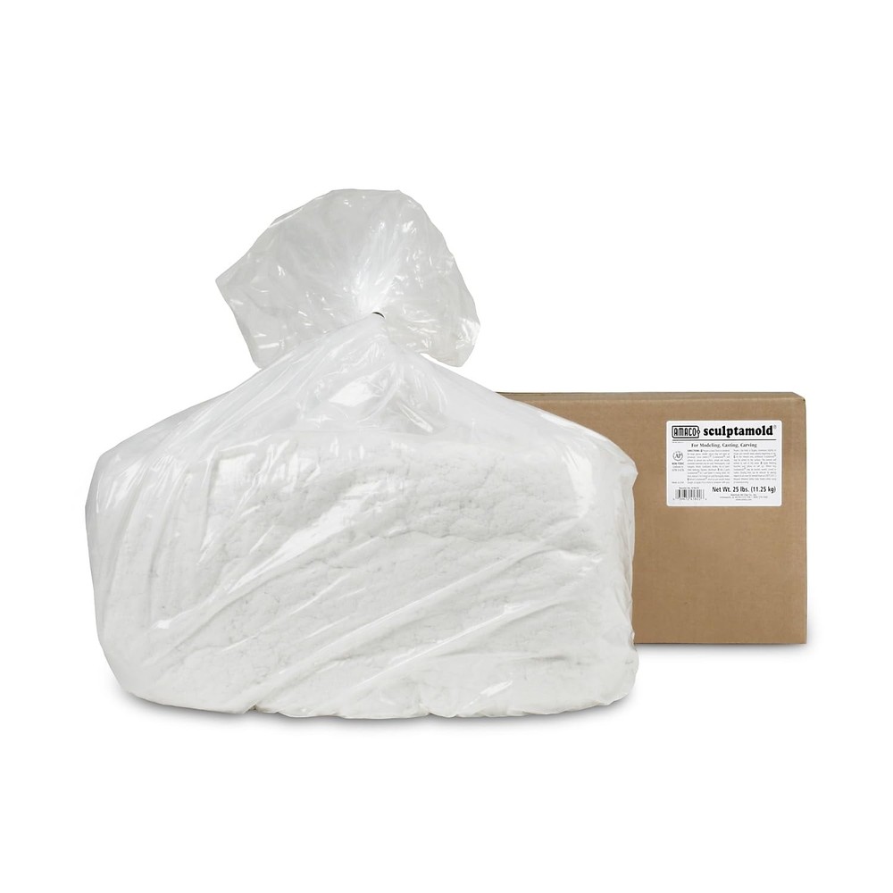 AMACO 41822D Sculptamold Modeling Compound 25lb White